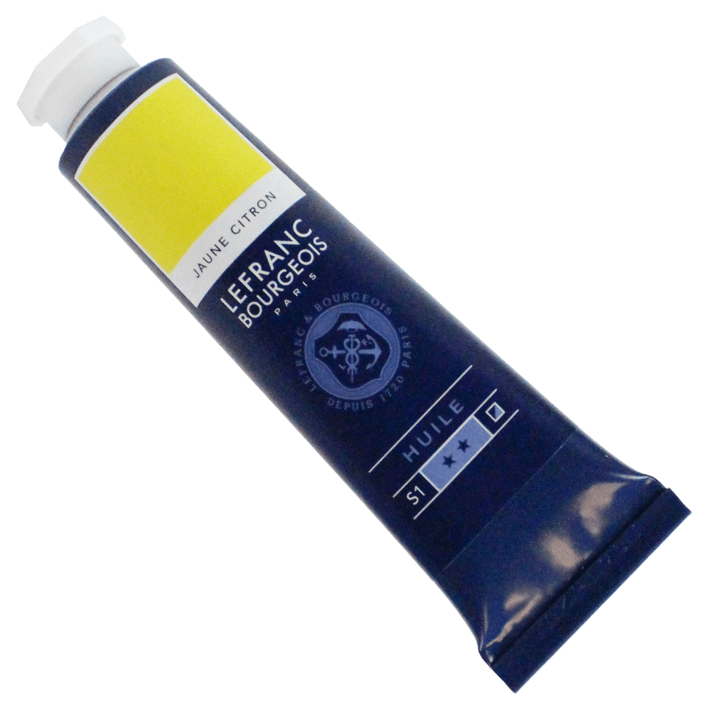 Tinta Óleo Fine Lefranc & Bourgeois 40ml 169 Lemon Yellow